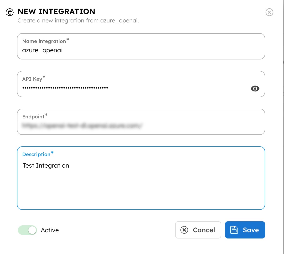 Adding Azure OpenAI Integration