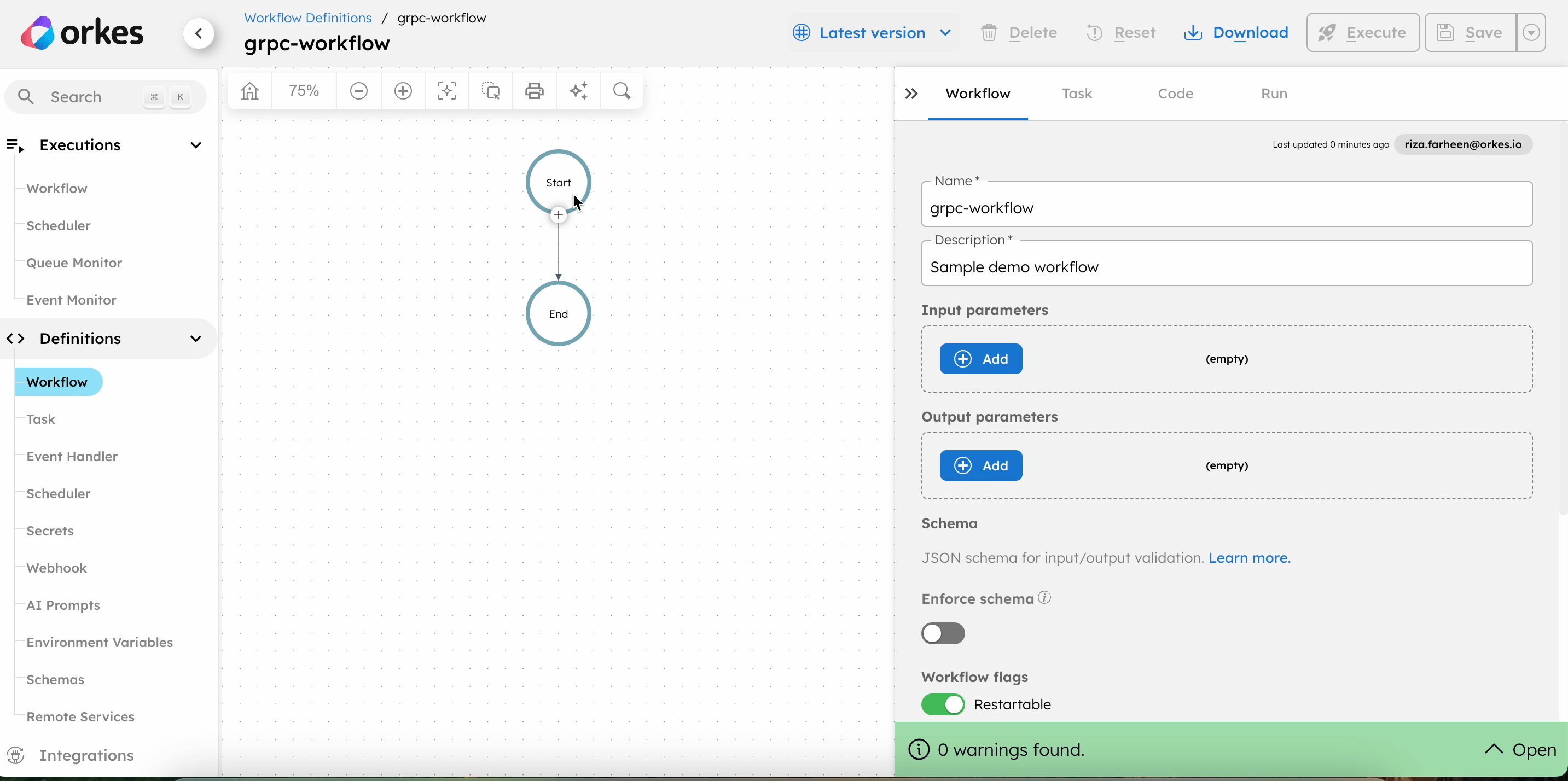 Adding gRPC task