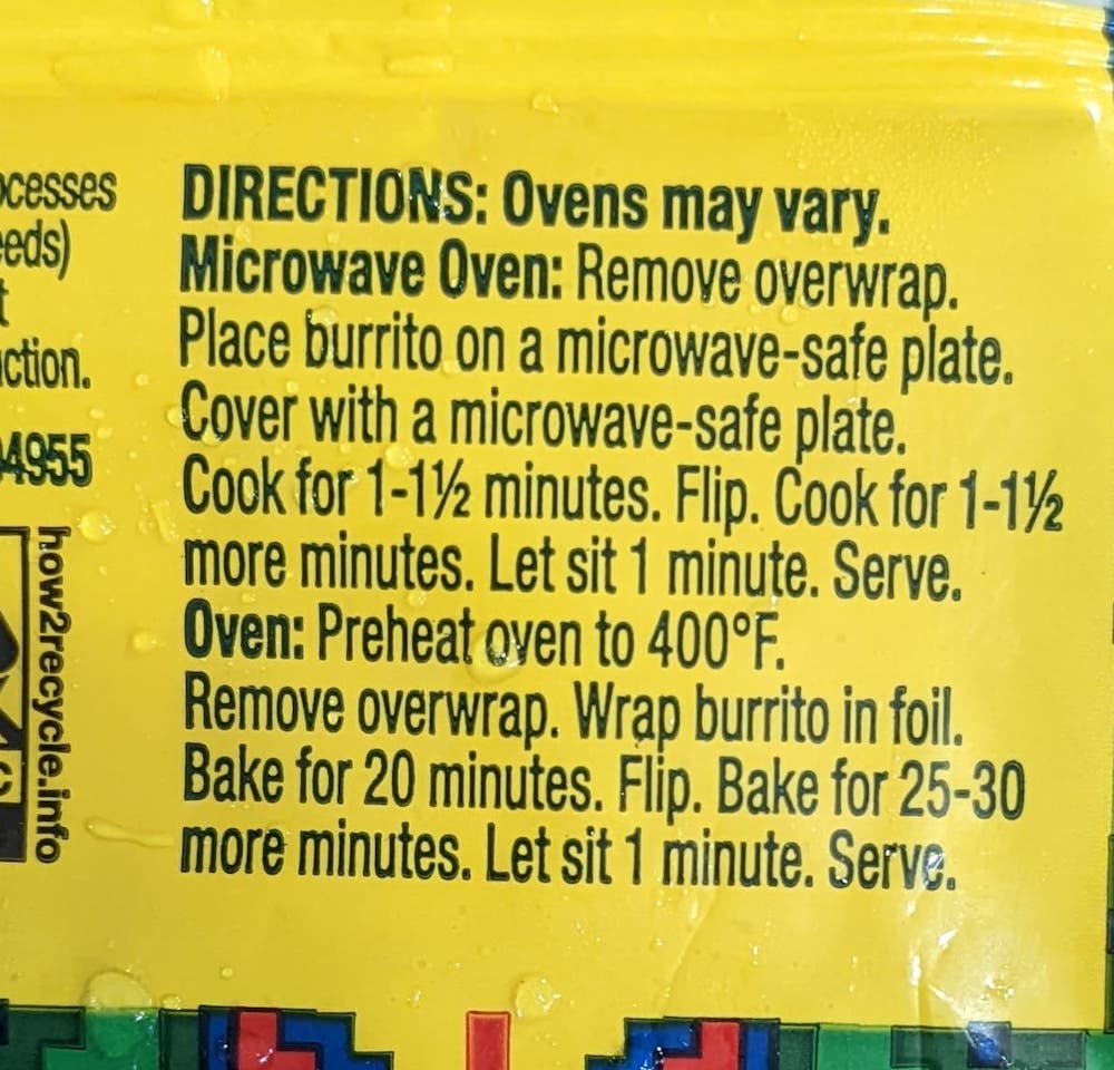 burrito instructions