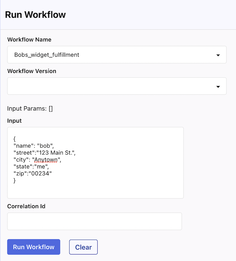 version 1 run workflow