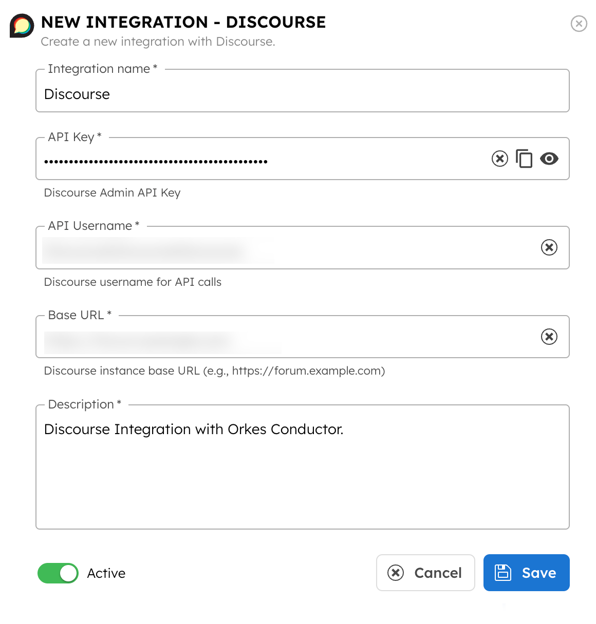 Discourse Integration with Orkes Conductor