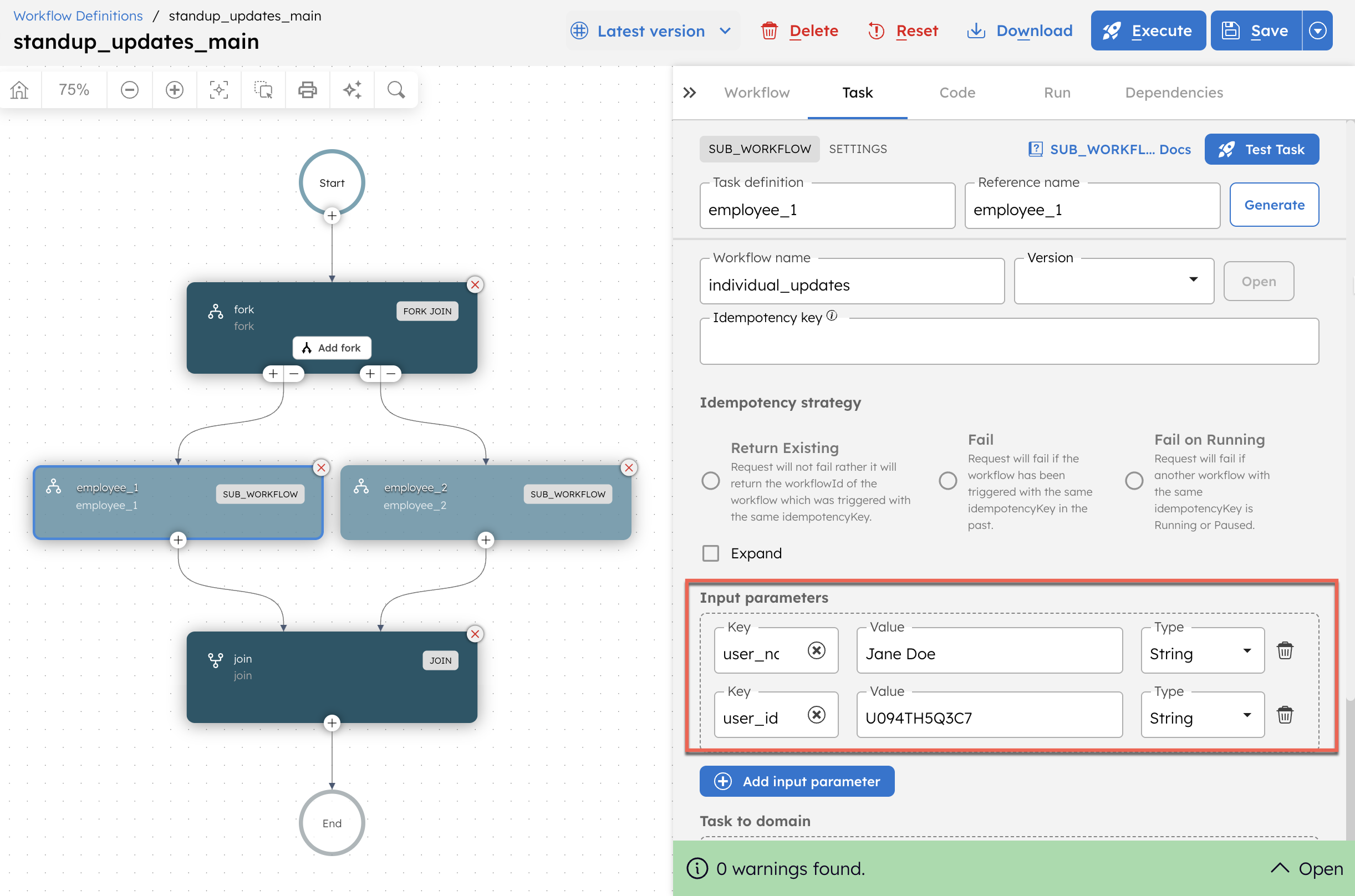 Modifying workflow