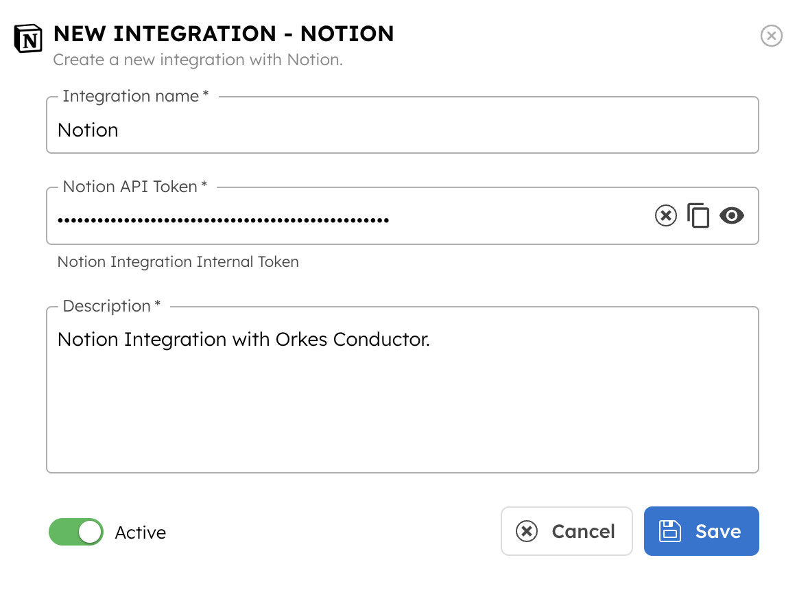 Notion Integration with Orkes Conductor
