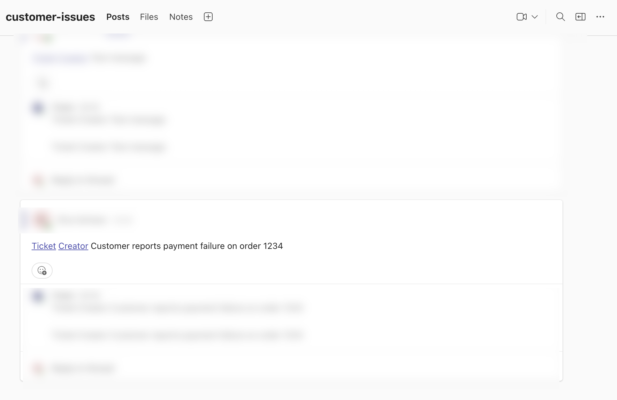 Sending message in Microsoft Teams