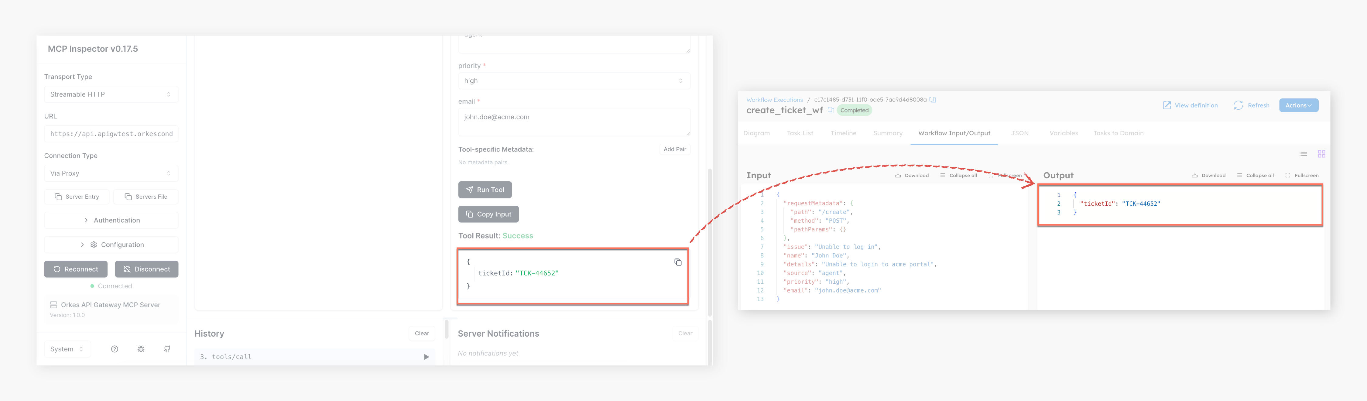 Verifying results in Conductor