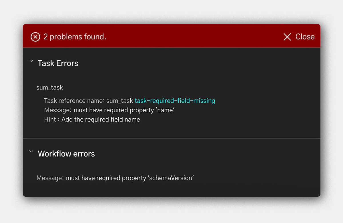 Issues for the ChatGPT-generated Conductor Workflow
