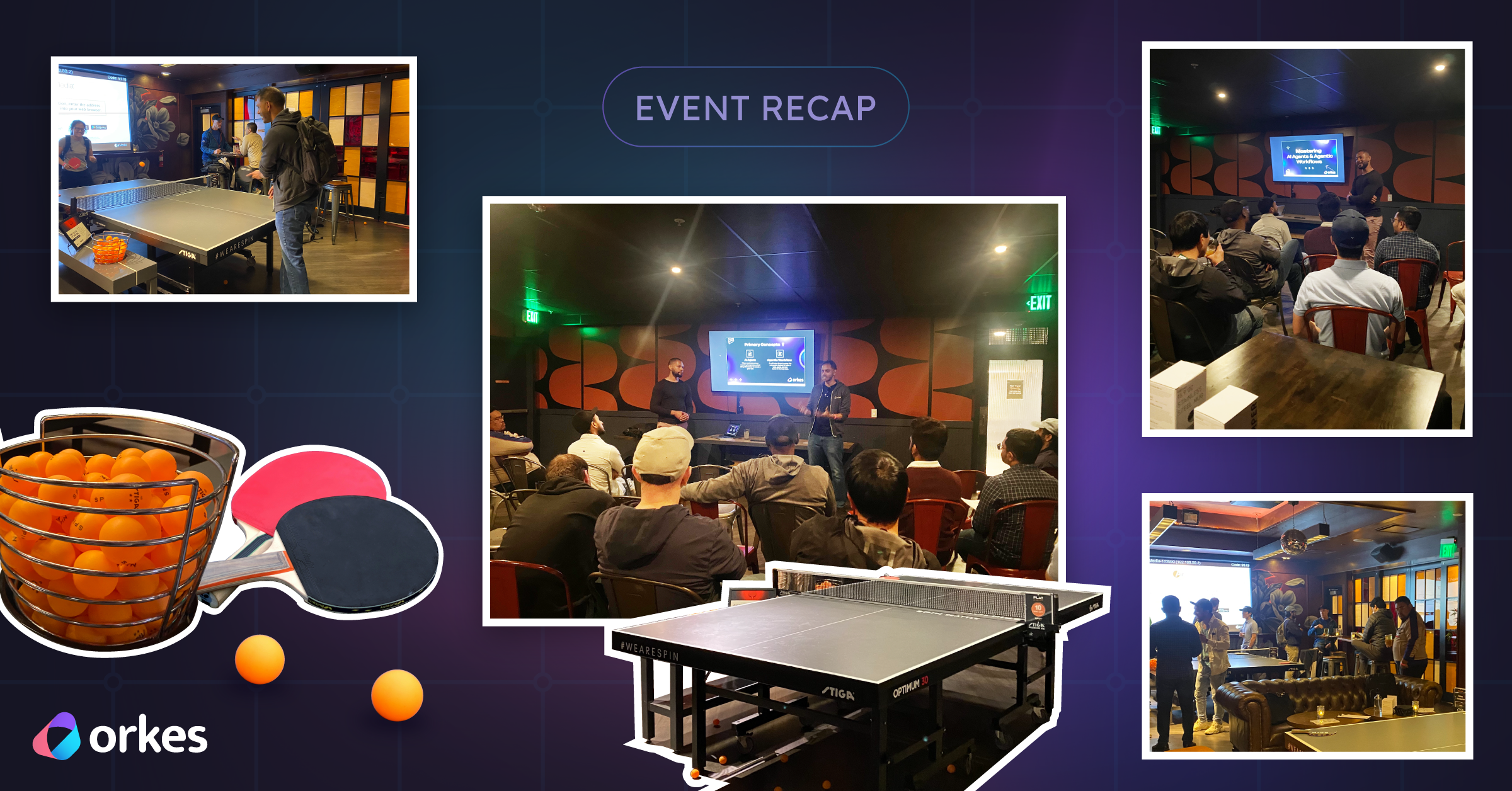 An image collage from the Seattle developer meetup.