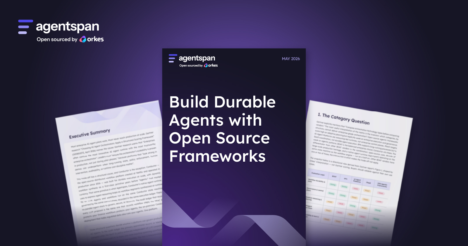 Whitepaper: Choosing durable agent orchestrators with open source frameworks